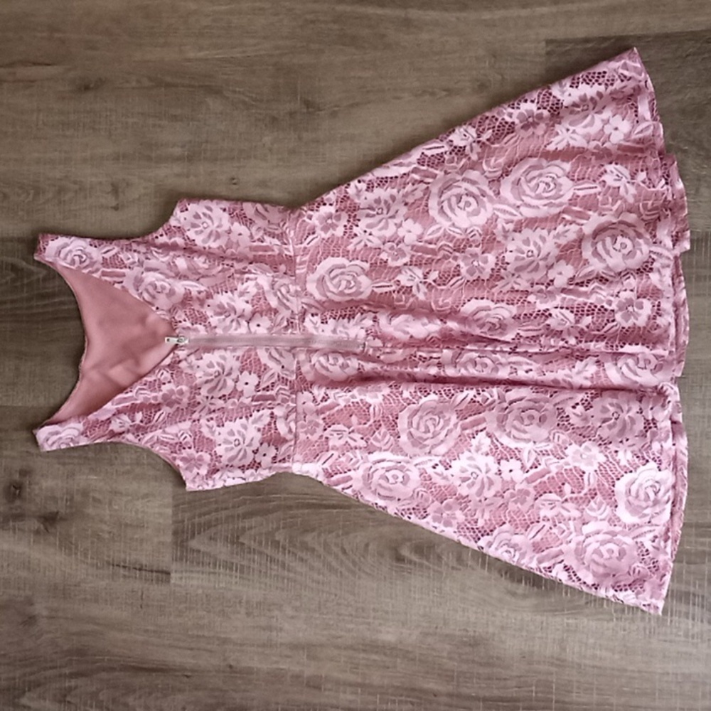 Soft Pink Lace dress